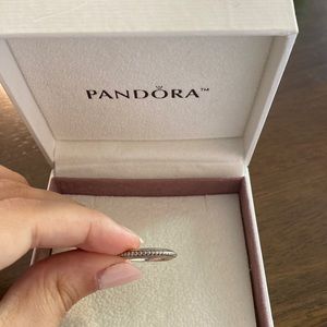 Pandora silver stackable band